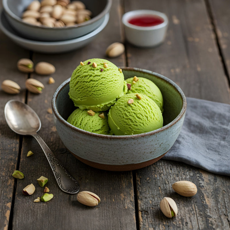 Matcha Ice Cream (No Machine)