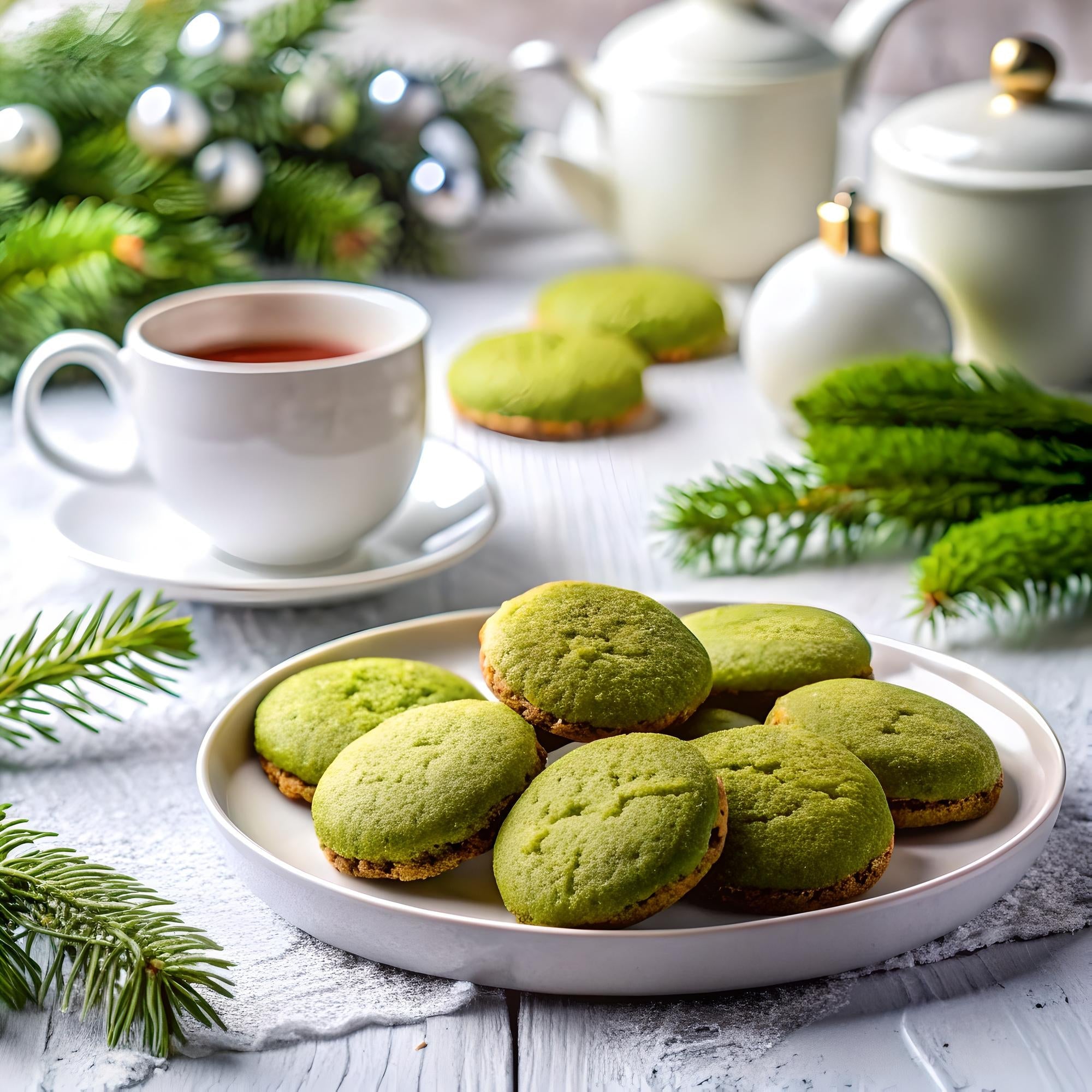 Matcha White Chocolate Cookies